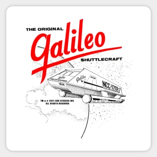 Galileo Shuttlecraft Sticker
